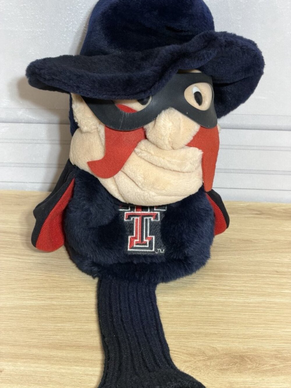 NCAA Texas Tech Red Raiders Mascot Golf Club Headcover Plush Vintage